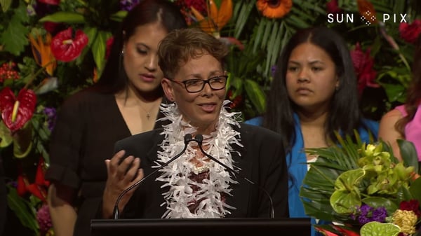 Pacific Service Excellence Award Winner Moana Connects speech | SunPix Awards 2022