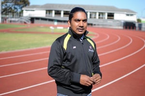 AMMI Athletics Club coaching director Pawan Marhas says building a new synthetic track at the Manukau Sports Bowl would be a great asset for the community and south Auckland. Photo: Provided