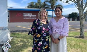 Māngere Housing Community Reference group members Vicki Sykes and Vicky Hau. (Photo: Justin Latif)