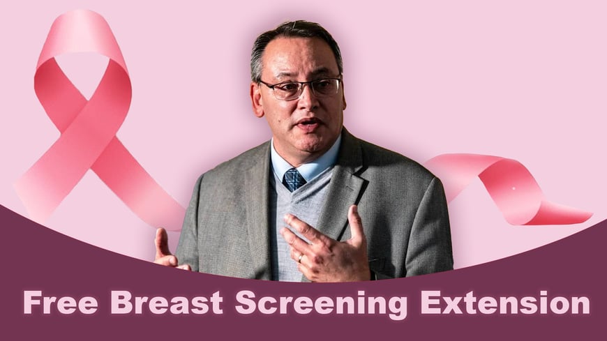 Extension to free breast screening for women aged 70-74 to…