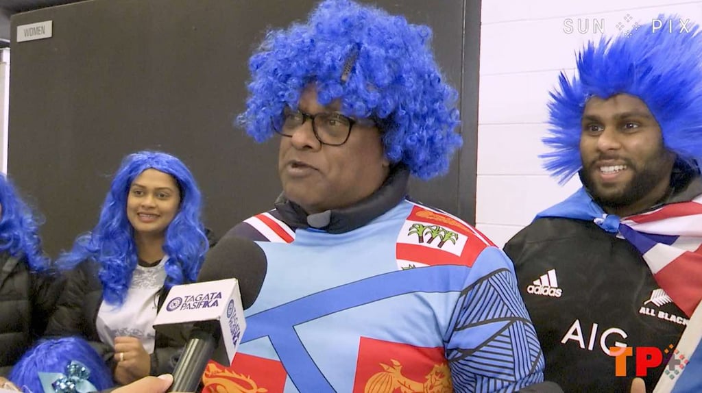 Fiji rugby fans
