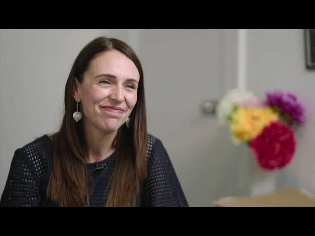Jacinda Ardern speaks about the Covid-19 vaccine rollout