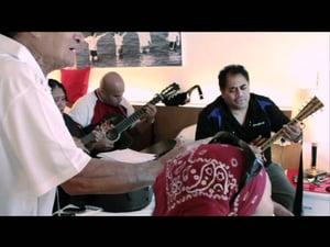 Annie Crummer and her dad at the penang World Music Festival