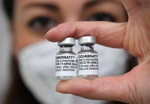 Comirnaty Vaccine Photo: AFP