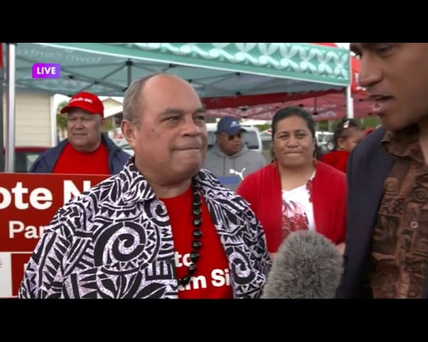 LIVE: Aupito William Sio at Māngere Market | Election 2020