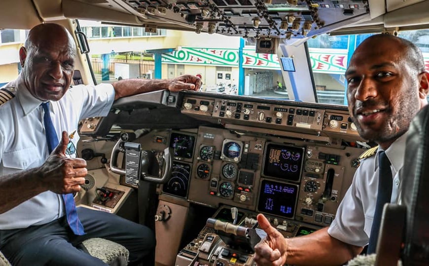 Air Niugini’s first Papua New Guinean father and son captains