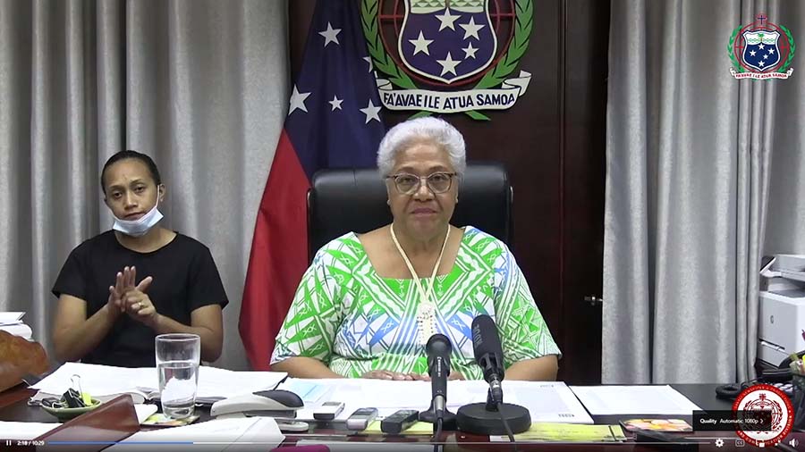 Prime Minister Mataafa declared the country would move into Alert Level 2 from midnight, Friday, 18 th March, until midnight tomorrow, Saturday, 19 March 2022.