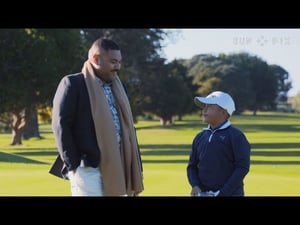 Young Tongan golfer Josef Kupu