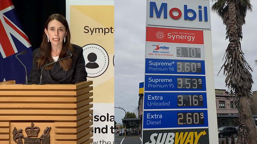 Government cuts 25c a litre off fuel excise in cost of living relief package.