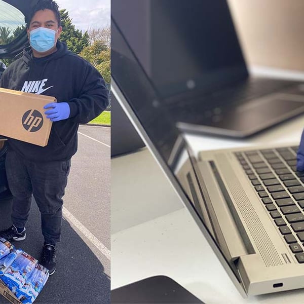 Pacific IT advocate delivering donated laptops for Pasifika students