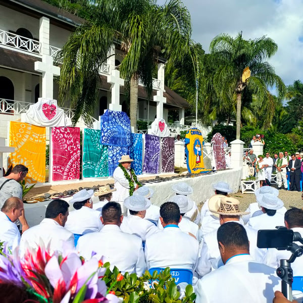 Unveiling of bicentennial monuments in Rarotonga to mark 200 years of Christianity