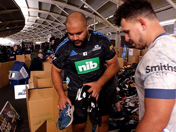 The Blues put their ‘Best Foot Forward’ to collect 20k pairs of shoes for Tonga