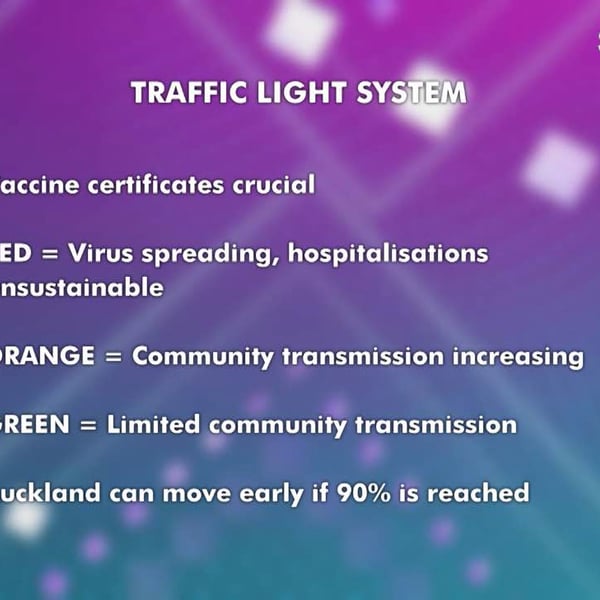 NZ Government reveals Covid-19 traffic light system