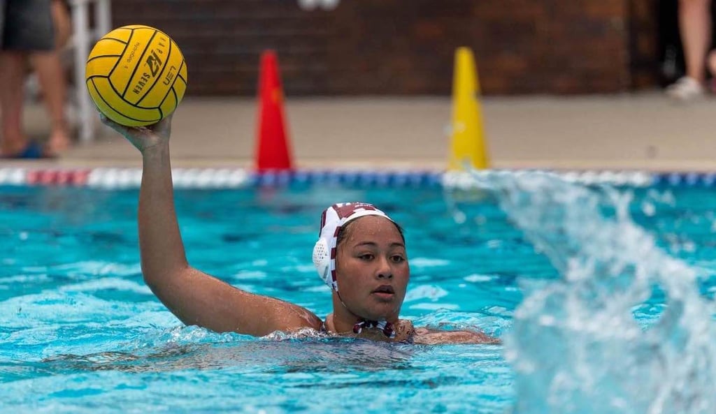 Taafili Taoso in action at the 2022 Waterpolo Australia U20 Summer Slam. Photo: Water Polo Australia Facebook