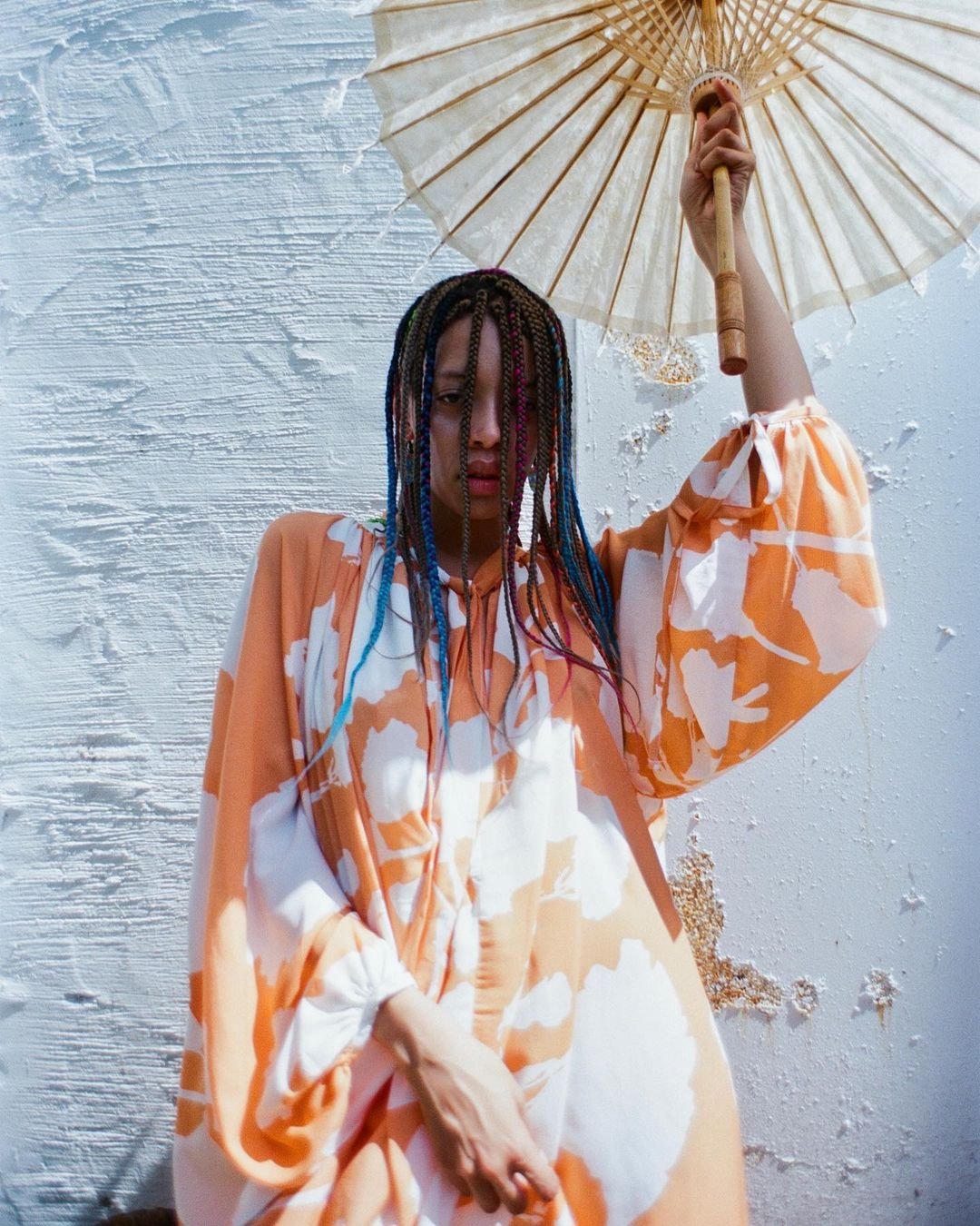 Daddy Franklins models the Layplan Nancy dress