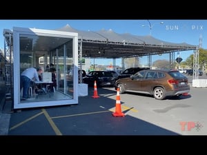 Ōtara Markets transformed into COVID-19 testing station