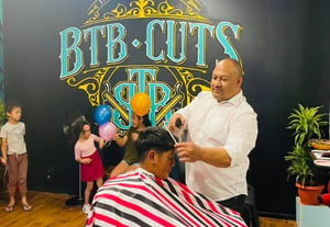 The new Ōtara barbershop looking after community mental health