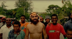 PNG rapper Vallé still from Trip Advisor 