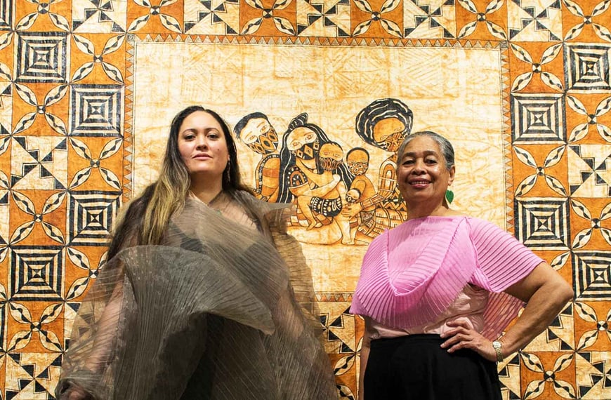 Mother and daughter team up to showcase Tongan craft and culture in China