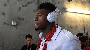 NFL star JuJu Smith-Schuster celebrates White Sunday