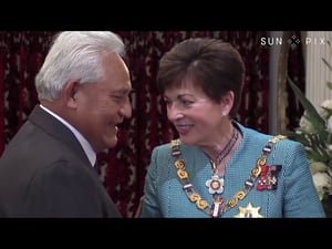 TP+ Reverend Tuai  Queen’s Service Medal