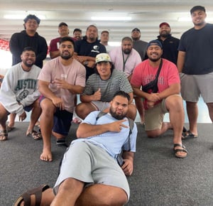 Gaioka Joshua Ali’ifa’alogo is currently isolating with others at the the EFKS hall