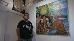 Tokelauan artist Faraimo Paulo captures Polynesian culture through art