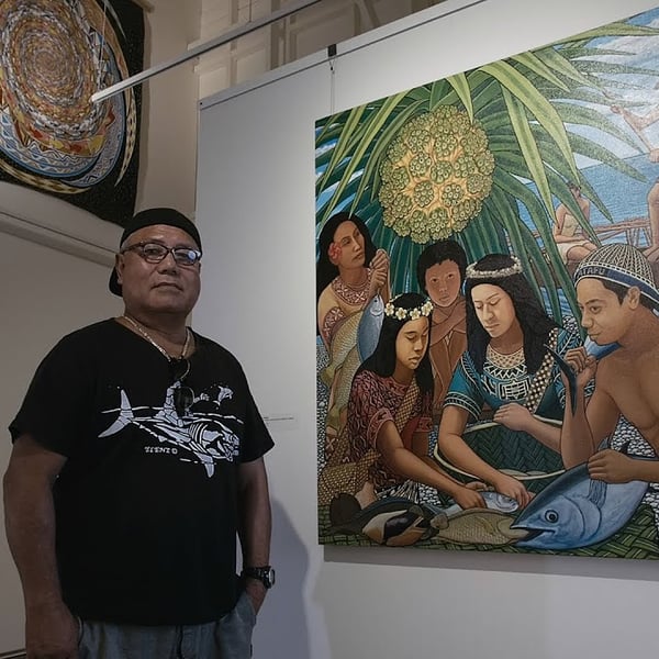 Tokelauan artist Faraimo Paulo captures Polynesian culture through art