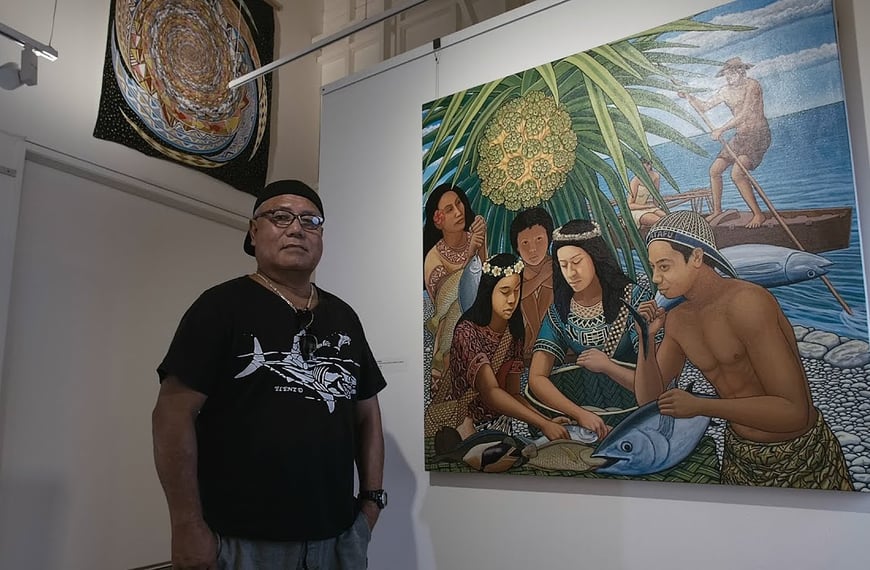 Tokelauan artist Faraimo Paulo captures Polynesian culture through art