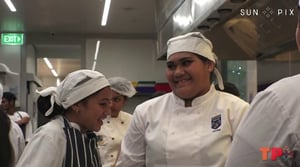 TP+ Auckland high school students cook for child cancer