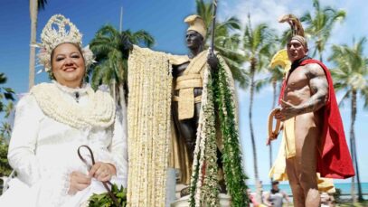 Hawaiians continue to celebrate the Monarch who united its islands