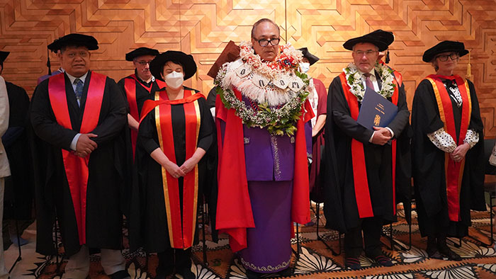 Veteran health consultant receives Honorary Doctorate in Health from Massey University