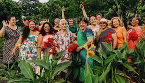 Samoan women cacao farmers raise funds with stunning 2022 calendar