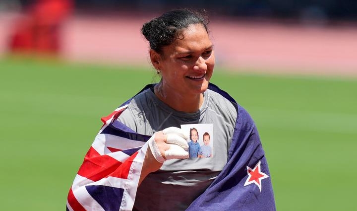 In an emotional statement the 37-year-old addressed the media earlier today saying she was officially “hanging up these size 14 throwing shoes.” Photo: Photosport