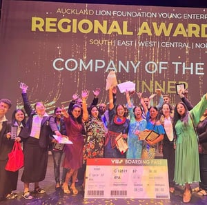 Moon Wood Canvases win's Company of the year at the YES Regional Awards. Photo: Leonada / Facebook