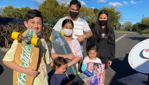 Community spirit was strong with families heading to the vaccination drive last weekend organised by K’aute Pasifika. Credit: K’aute Pasifika