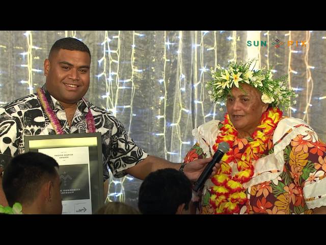 2015 SunPix Pacific Peoples Awards -Tupou Manapori Acceptance Speech