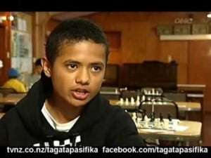 Young Fijian Tokelauan chess players