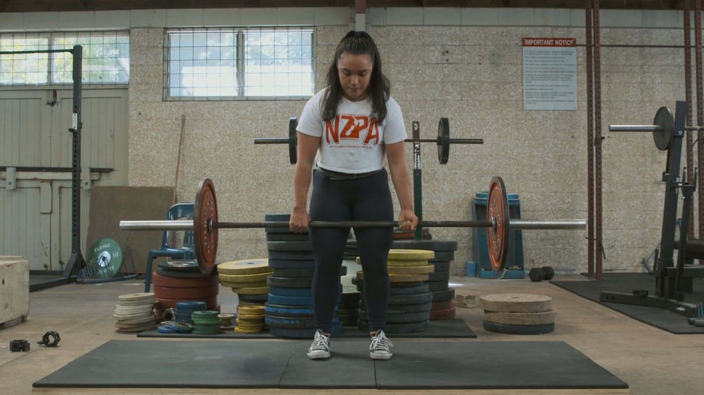 Powerlifting Champion Karlina Tongotea. Photo: Tagata Pasifika.