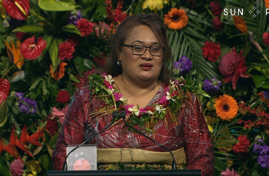 Pacific Health & Wellbeing Award Winner Soana Muimuiheata’s speech | SunPix Awards 2022