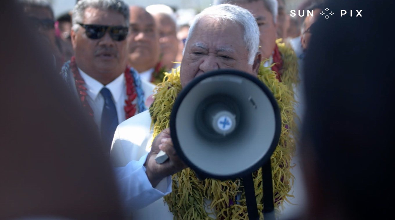 HRPP Party in Samoa: Tuilaepa outside Parliament