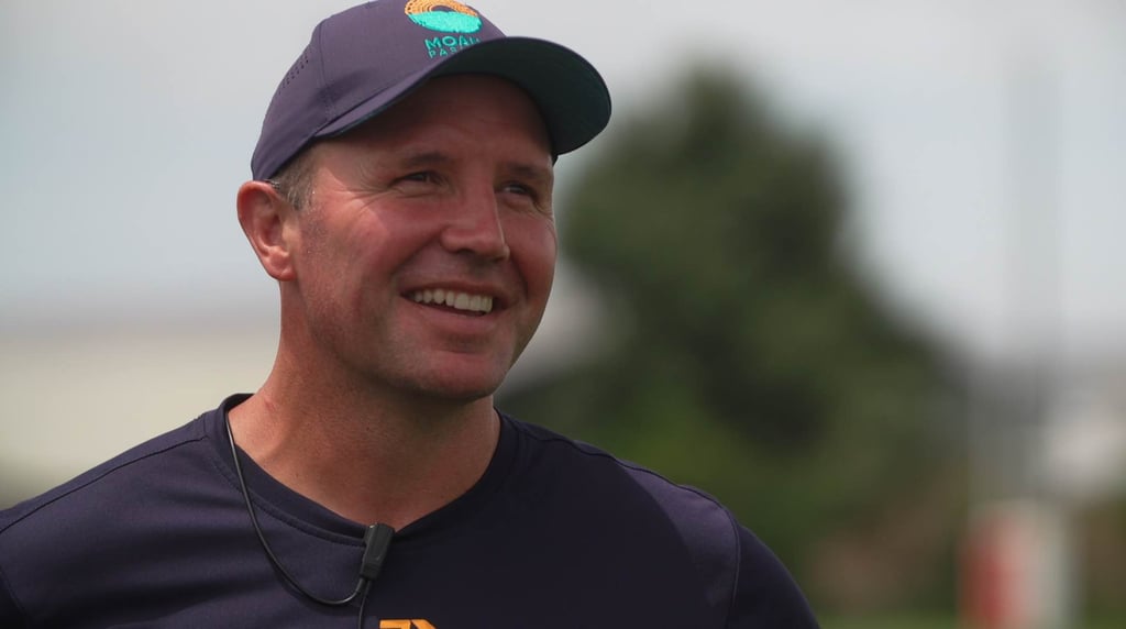 Moana Pasifika Coach Aaron Mauger