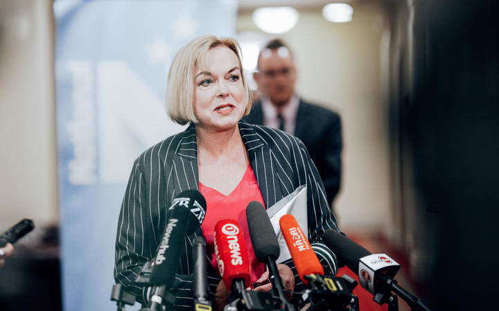 National leader Judith Collins is pushing for a Pacific travel bubble. Photo: RNZ / Dom Thomas