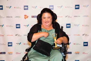 Lusi Faiva wins Spirit of Attitude award at the 2020 Attitude Awards