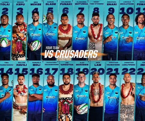 Moana Pasifika team selected to face Crusaders