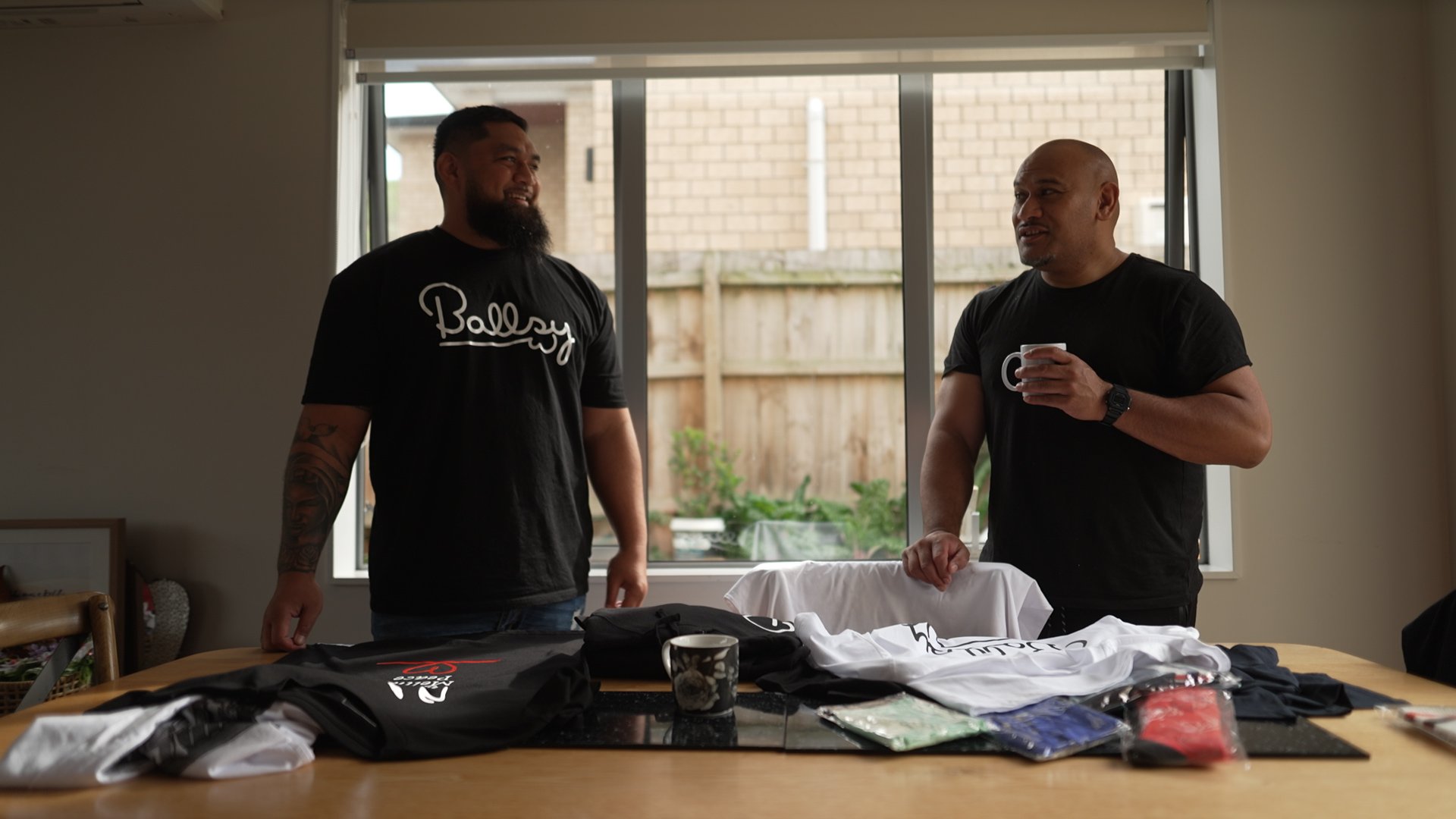 Rob Gaitau uses his clothing line, Ballsy as an icebreaker into conversations about mental health