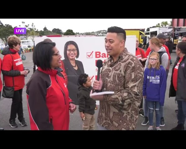 LIVE: Labour’s Mana candidate Barbara Edmonds | Election 2020