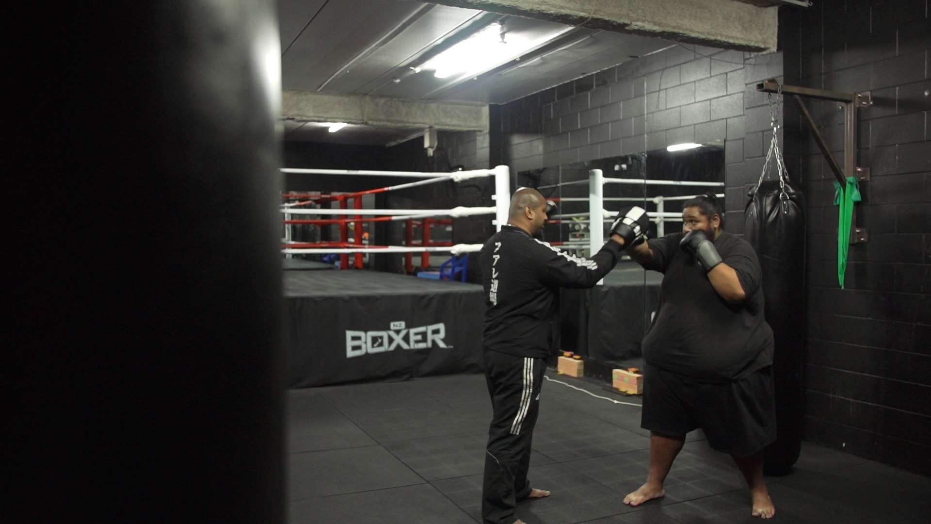 Isoa Kavakimotu (right) visits the Fale Dojo three times a week to "exorcise [his] demons"