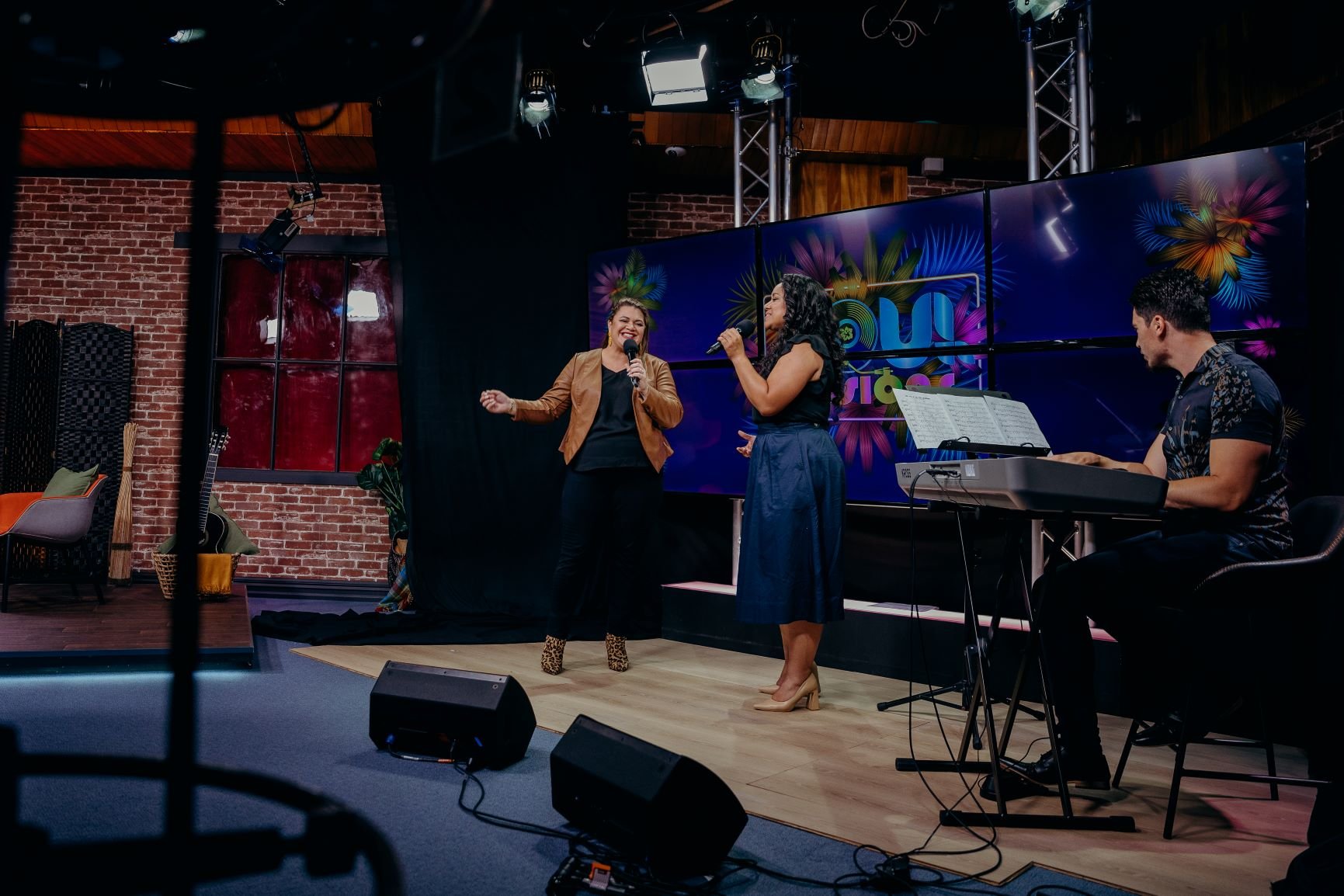 Sara Jane and Indira Stewart team up for a moving rendition of 'His Eye Is On The Sparrow'. Photo: Soul Sessions