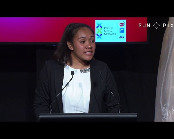 SunPix Pacific Peoples Awards 2017 – Tupou Neiufi speech